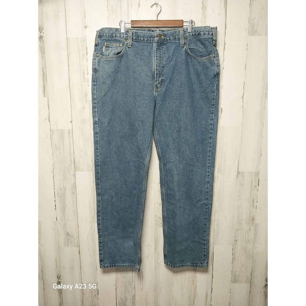 CARHARTT 42x34 Men's Pant  Blue Jeans Denim B480 DPS B480DPS Traditional Fit
